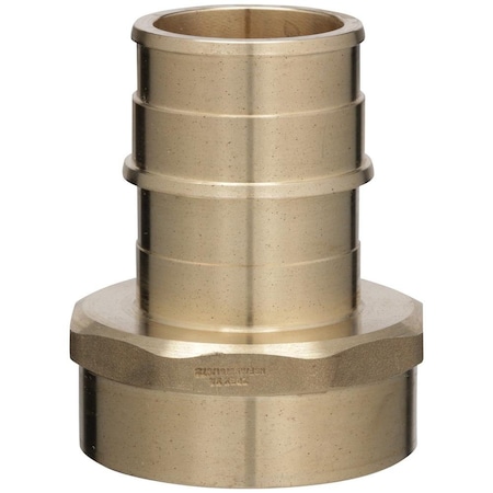 Zurn Straight, Brass, Barbed 1 5/64", 1 1/2" QEUFC77GX