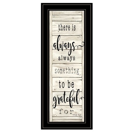 Homeroots Be Grateful Collection 2 Black Framed Print Wall Art 406817