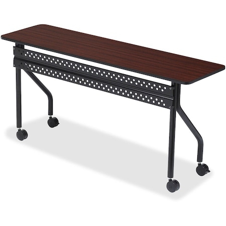 Iceberg OfficeWorks Mobile Training Table, Gray Top, Charcoal Frame, 18 in W x 72 in L 68068