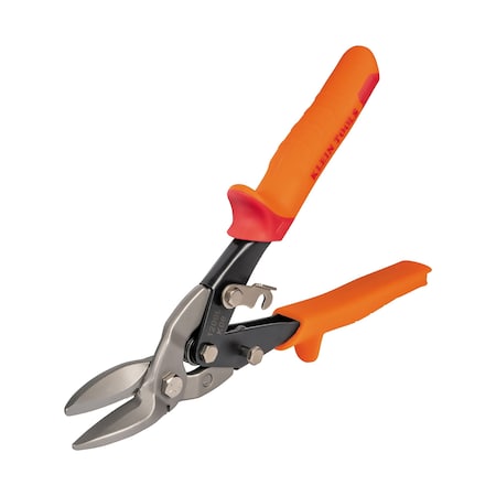 Klein Tools Aviation Snips, Wire Cutter, Left, 10.063'' 1200L
