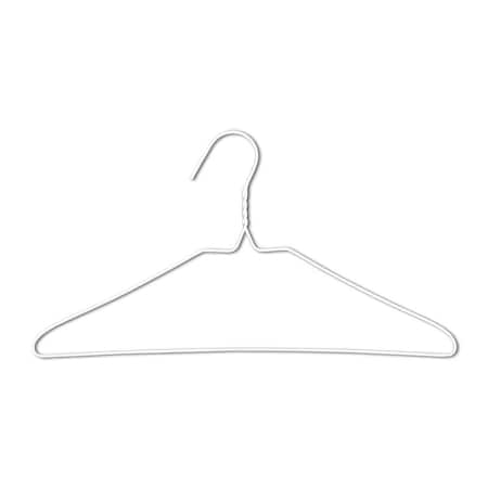 Merrick Machine Co Drip Dry Hanger, White, 10/PK, 10PK C53611-DH