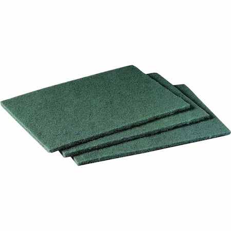 Scotch-Brite Commercial Scouring Pad, 6 x 9, Green, PK60 96