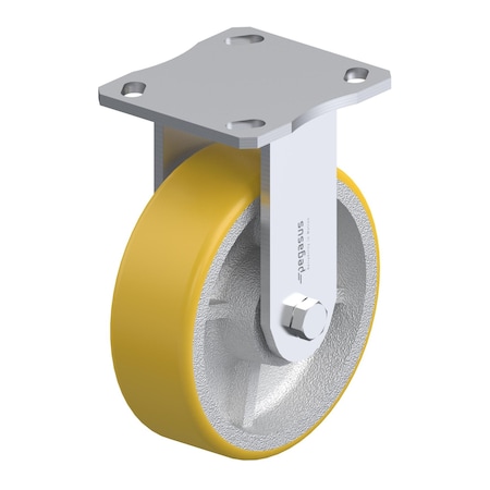 Pegasus Top Plate Rigid Caster, 4x4-1/2 in P21R-UY080K-14-H10