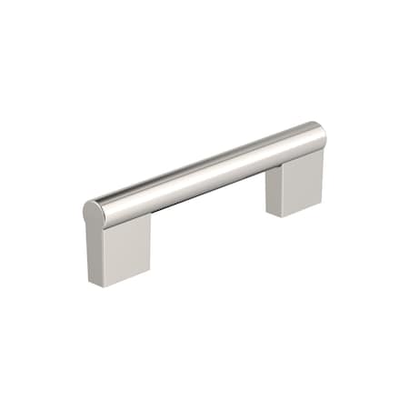 Amerock Versa 3-3/4 inch (96mm) Center-to-Center Polished Nickel Cabinet Pull, 10PK 10VMP36912PN
