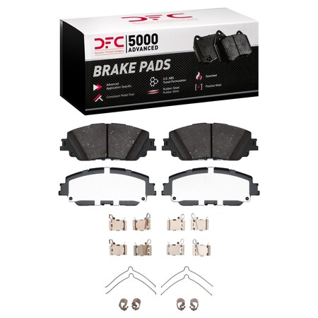 Dfc 5000 Advanced Disc Brake Pad Set,  1551-2076-01