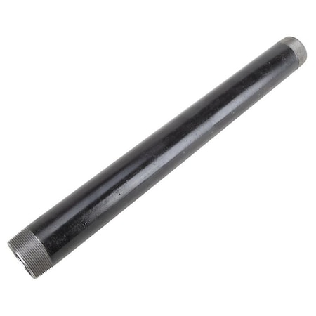 B & K Southland Ready Cut Pipe, 2 in, 24 in L, MIP, SCH 40 Schedule, Steel 588-240HC