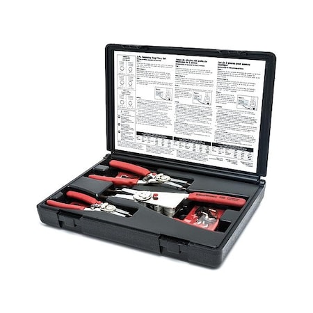 Gearwrench 3 Piece Interchangeable Tip Convertible Retaining Ring Plier Set with Tips 68-079G