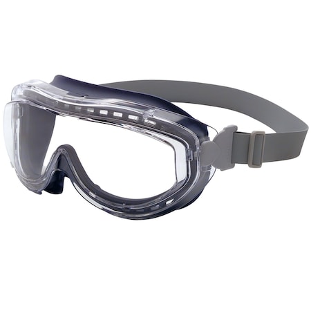 Uvex Indirect Vent Goggles w/Gray Body and Clear Lens w/Hydroshield Anti-Fog Coating, Neoprene Headband S3400HS