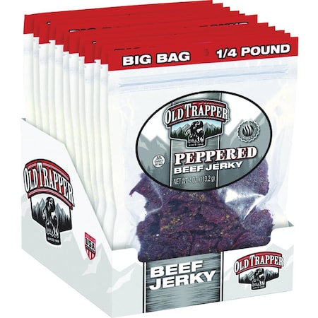 Old Trapper 4 Oz. Peppered Beef Jerky 22225T