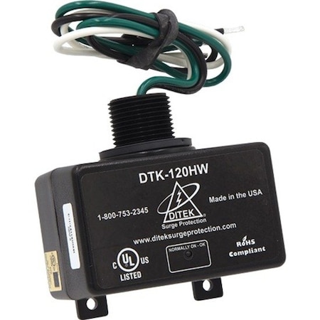 Ditek Surge Suppressor, 120V, 19.5 kA DTK-120HW