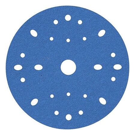 3M Hook-and-Loop Sanding Disc, Ceramic, 40 Grit, Coated Type, 321U 36170