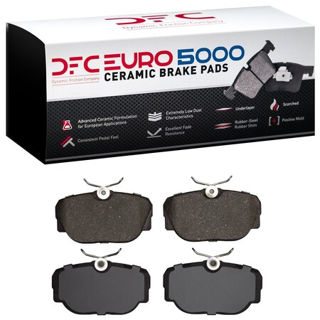 Dfc 5000 Euro Ceramic Disc Brake Pad Set,  1600-0493-00