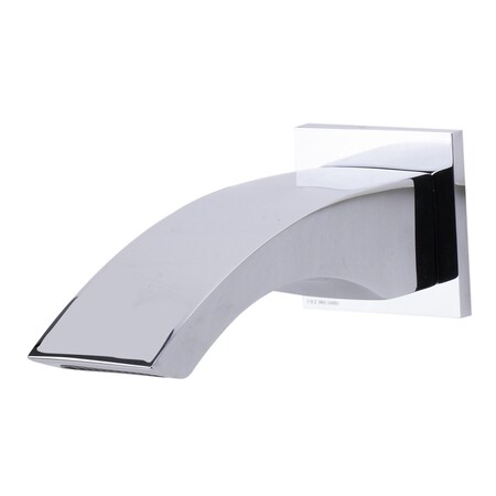 Alfi Brand Polished Chrome Curved WallMount Tub Filler Bathroom Spout AB3301-PC
