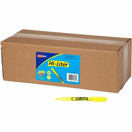 Avery Hi-Liter Value Pack Pen-Style Hig, PK200 23825