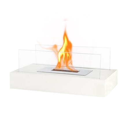 Edendirect 14-in x 7-in Ethanol fuel Fireplace ZR-919-W