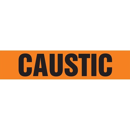 Accuform ASME ANSI PIPE MARKER CAUSTIC RPK183STB