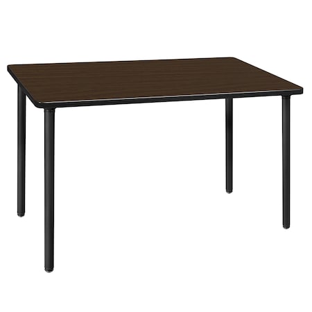 Regency Kee Folding Training Seminar Table, 48 in W, 24 in L, Neo Walnut MTF4824NWBK
