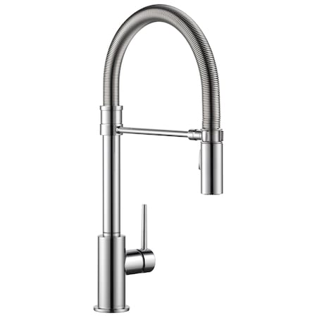 Delta Trinsic Single-Handle Pull-Down Spring Kitchen Faucet 9659-DST