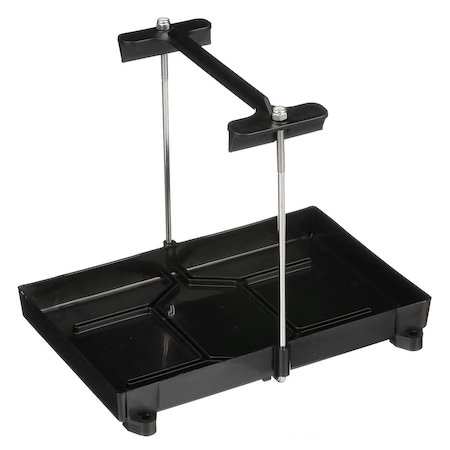 Seachoice USCG-Approved Marine Group 24 Series Hold-Down Battery Tray, Black 22021