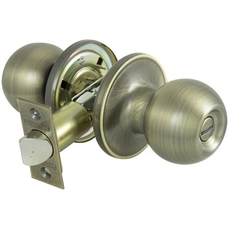 Prosource Privacy Lockset, Tubular Design, Brass T3810V-PS