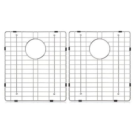 Msi Stainless Steel Sink Grid - Fits 50/50 Double Bowl Handcrafted Sink 32in X 19in ZOR-STL-GRID-0007