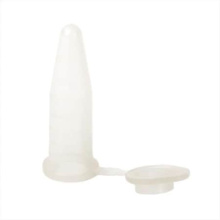 Bio Plas Siliconized .6 ml G - Tube Flat Top Microcentrifuge Tube - 500 pk - Natural, 500PK 4160SL