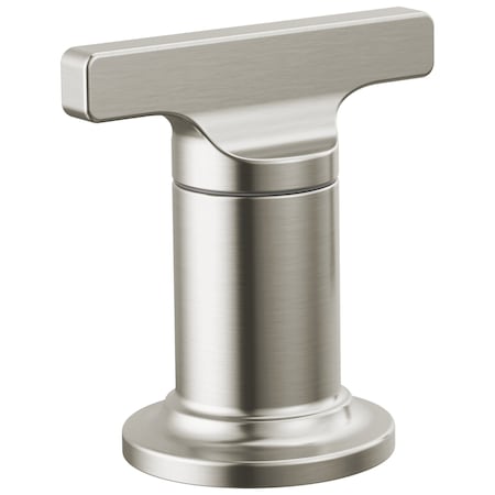 Delta Tetra Roman Tub Handles - T-Lever In Lumicoat Stainless H590SS-PR