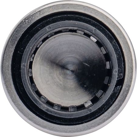 Quickfitting 1/2'' Push-to-Connect Stainless Steel Push Cap, End Stop SS816R