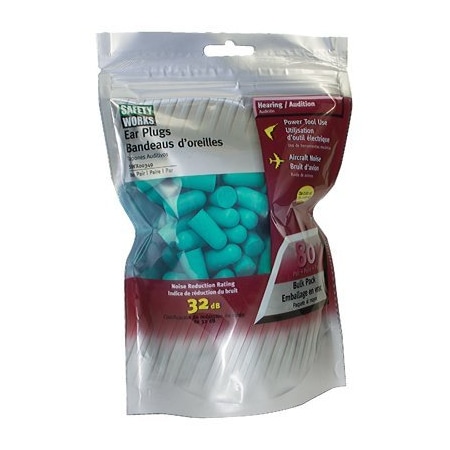 Safety Works 80PR Foam Ear Plug SW21380