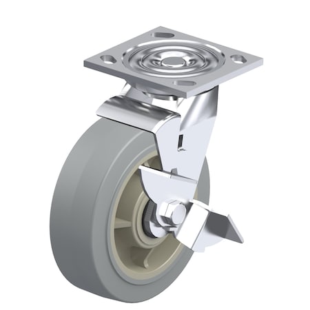 Pegasus Top Plate Swivel Caster, 4x4-1/2 in P21S-PRP060R-14-WB