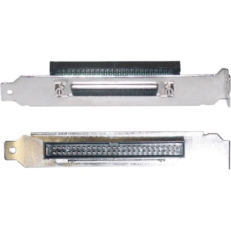 Cable Wholesale SCSI Computer Slot Adapter, Internal IDC 50 Male to External HPDB68 (Half Pitch DB68) Female 31P2-32300