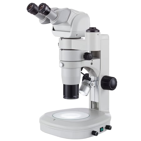 Amscope PM230 Zoom Trinocular Stereo Microscope 8X-80X on Track Stand w/Common Main ObjectiveCMO, Dual Ill PM230AT