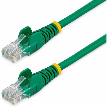 Startech.Com 15FT GREEN SNAGLESS CAT5 UTP PATCH CABLE 45PATCH15GN