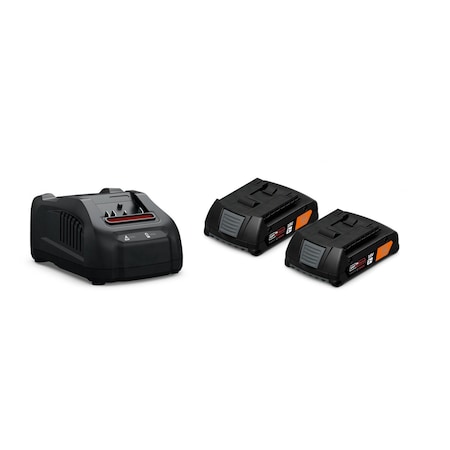 Fein 18V 2.0 Ah Li-ion Battery Starter Set (2 batt + Charger) 92604244090