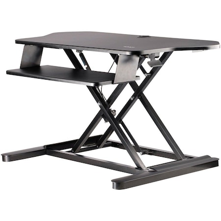 Startech.Com CORNER SIT STAND DESK CONVERTER KEYBOARD TRAY HEIGHT ADJUSTABLE ARMSTSCORNR