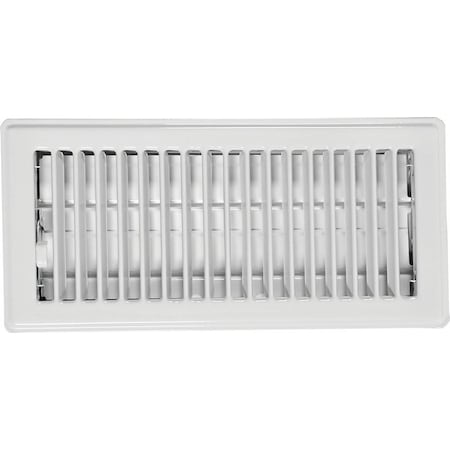 Imperial Mfg Register Floor 2-1/4X12In Wht RG0179