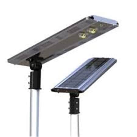 Vividlighting AI SMART 3200 Lumen Brown Solar Power Motion Activated Outdoor Integrated CREE LED Area Light VI2950327
