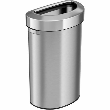 Hls Commercial 23 Gallon Semi-Round Open Top Trash Can HLS23DOT