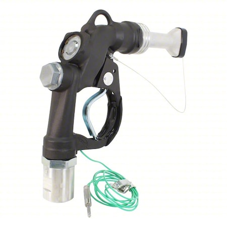 Husky AviationFuelNozzle, Black, 7inAlumSpout 13731218N