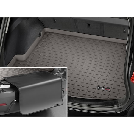 Weathertech Cocoa Cargo Liner With Bumper Protector, 2024 - 2025 Mercedes-Benz E-Class All-Terrain 431800SK