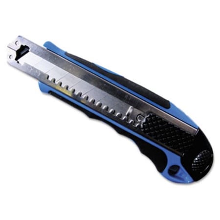 Homepage Heavy-Duty Snap Blade Utility Knife - Four 8-Point Blades, Retractable, Blue HO2488667
