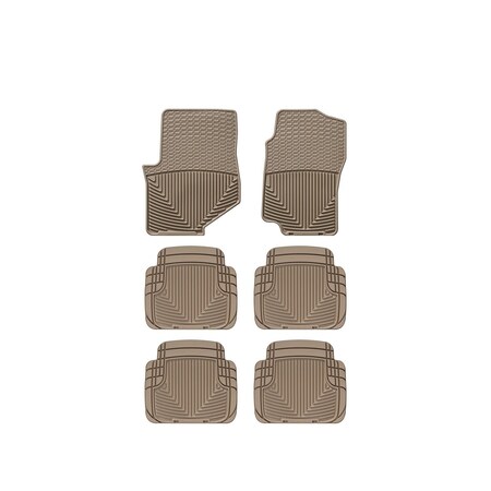 Weathertech Tan, Front, Rear, and Rear All Weather Floor Mats W32TNW50TNW50TN