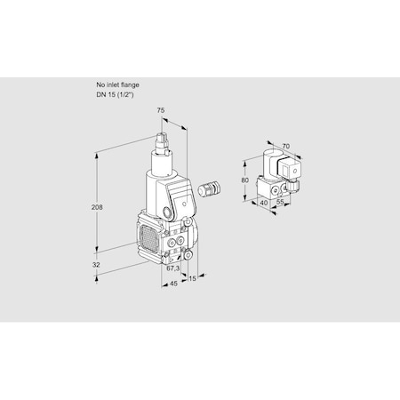 Honeywell Kromschroder VAS1-/15R/LW KS88008857