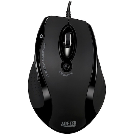 Adesso 6BTN ADJ DPI ERGO OPTICAL MOUSE 800/1200/1600/2400 SCROLL WHEEL iMouseG2