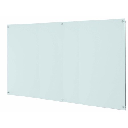 Aarco ClearVision Elegant Stand-Off Mounting Glass Markerboards 3mm Magnetic 48"x72" 3WGBM4872