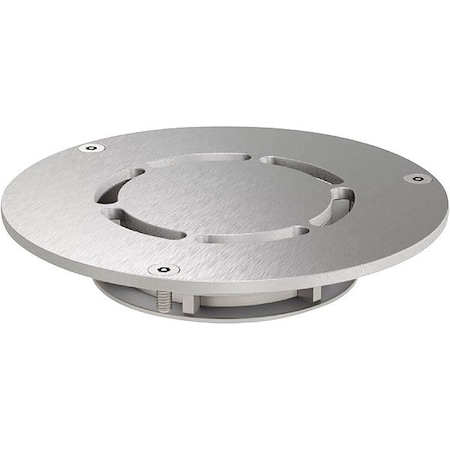 Bestcare Grate, Silver, Round, 5 in Dia WHDG-5RD-ZURN