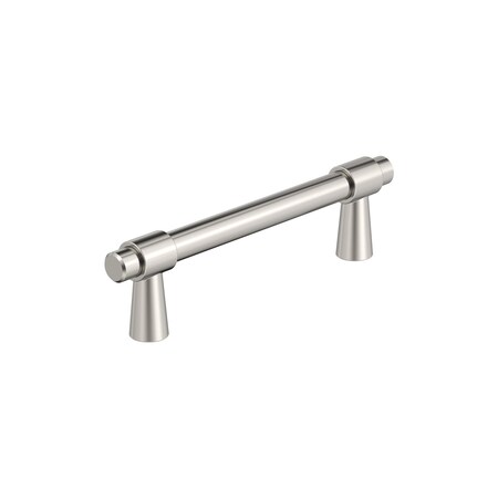 Amerock Destine 3-3/4 inch 96mm Center-to-Center Polished Nickel Cabinet Pull BP36858PN