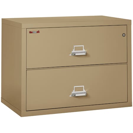 Fireking 2 Drawer, 1 Hr Fire & Impact Rated, 38" Wide Lateral Sand 2-3822-CSA