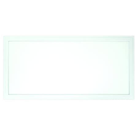 Gt-Lite 1'x2' 2600 Lumen LED Flat Panel, White Trim, Flush Mount, 5 CCT, Dimmable, CRI 80, E26 Adapter GT-F12W-2PK