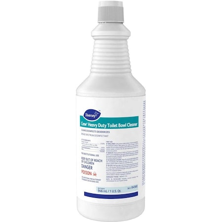 Diversey Toilet Bowl Cleaner, 32 oz., Mint, Blue 04560.